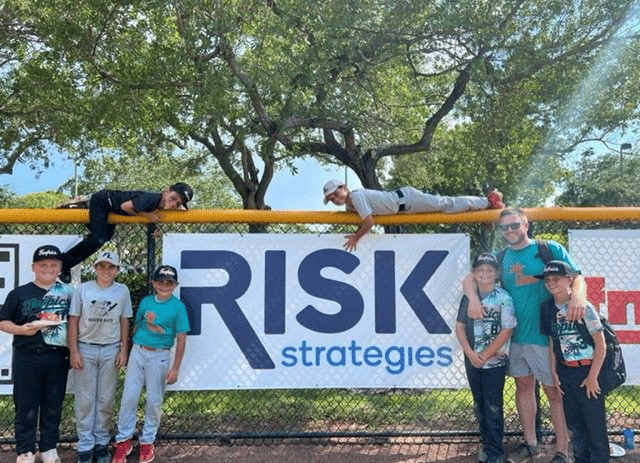 Risk Strategies baseball fundraiser 