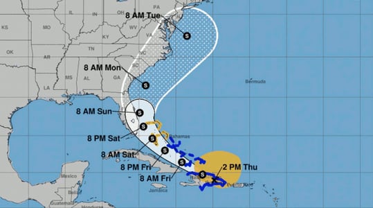 Storm Prep Alert - Isaias Heads for Land